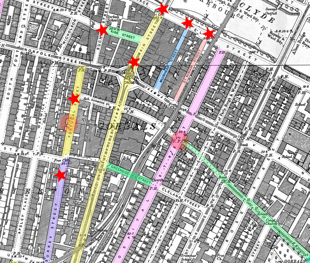 1865 OS Map Lanarkshire - Section