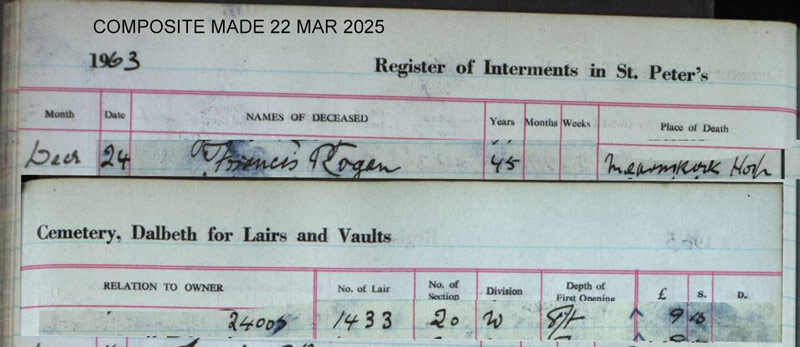 1936-12-24 BUR Francis Rogan child of John Rogan & Mary Anne Neil [[N456]]